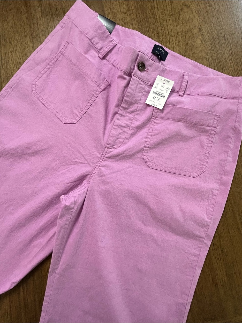 NWT J.Crew Pink Lizzie Pant - Size 32